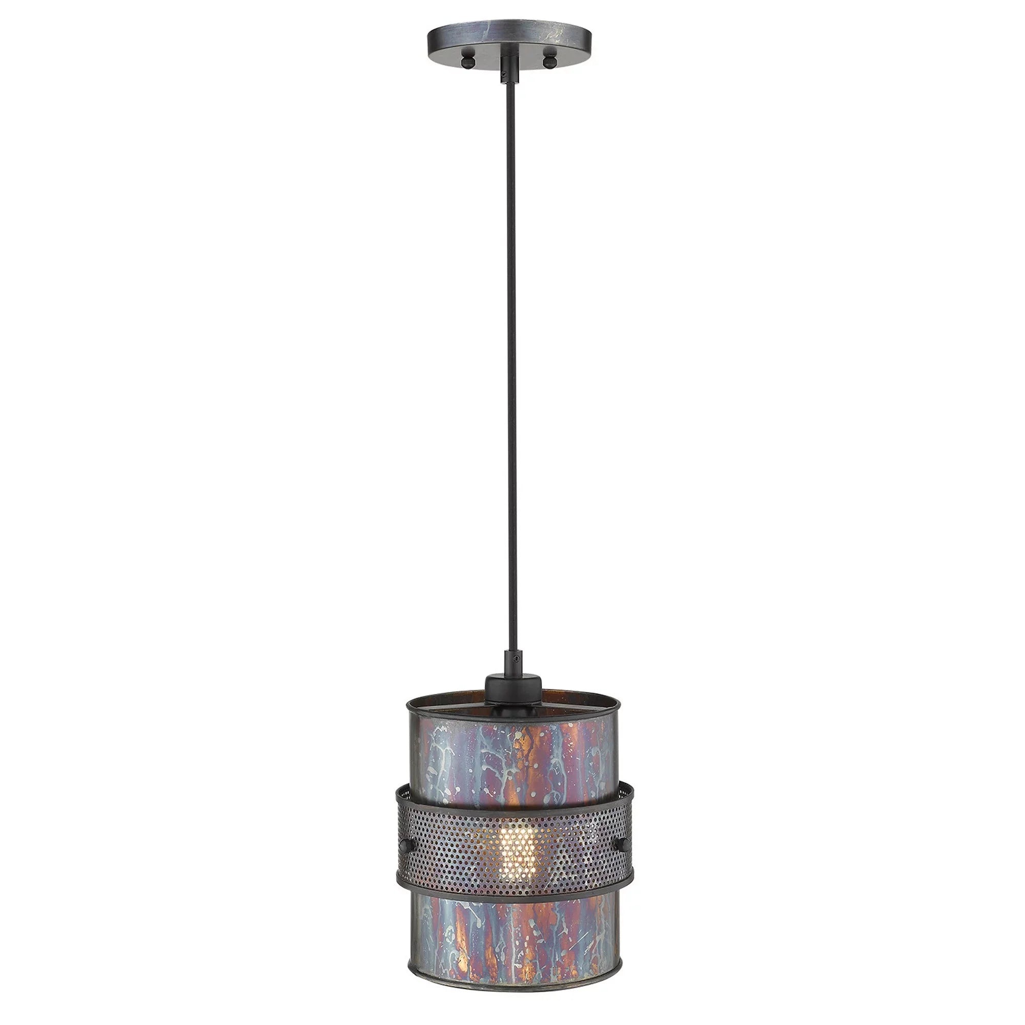x Bronze x Ryker in. Patina HomeRoots Pendant 398260 8 1-Light 10.75 8