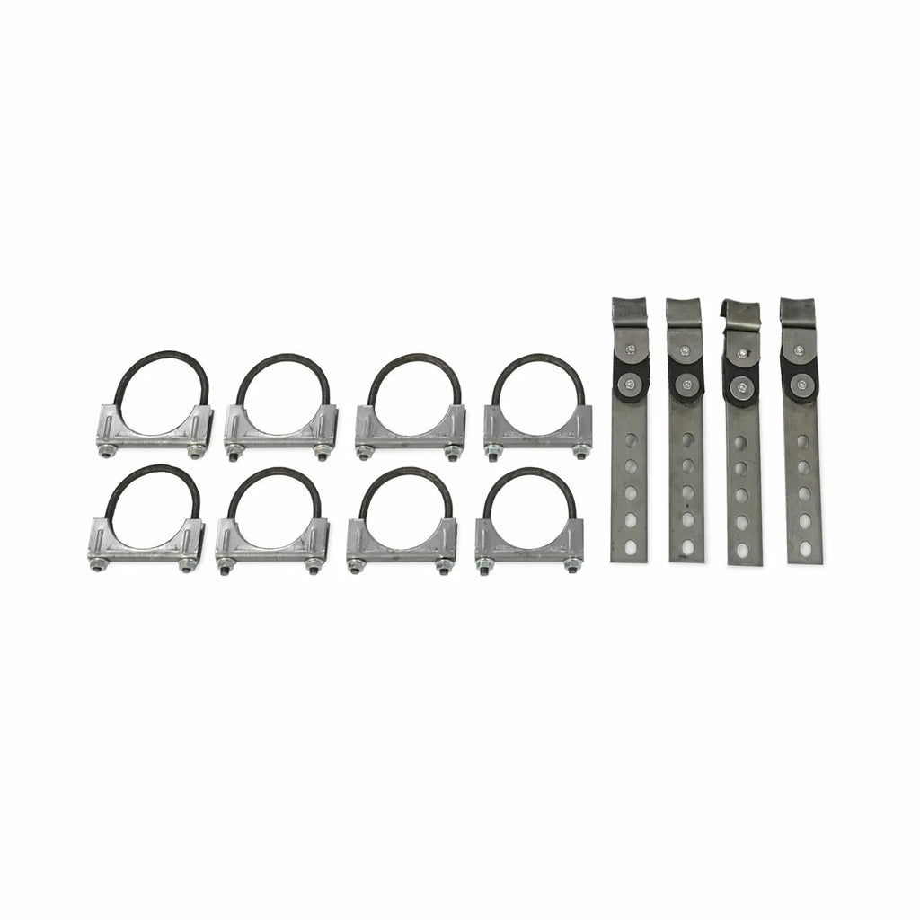 F-Series 40 2.5" Exit Flowmaster Dual Exhaust Corner Fits Kit Super 67-72