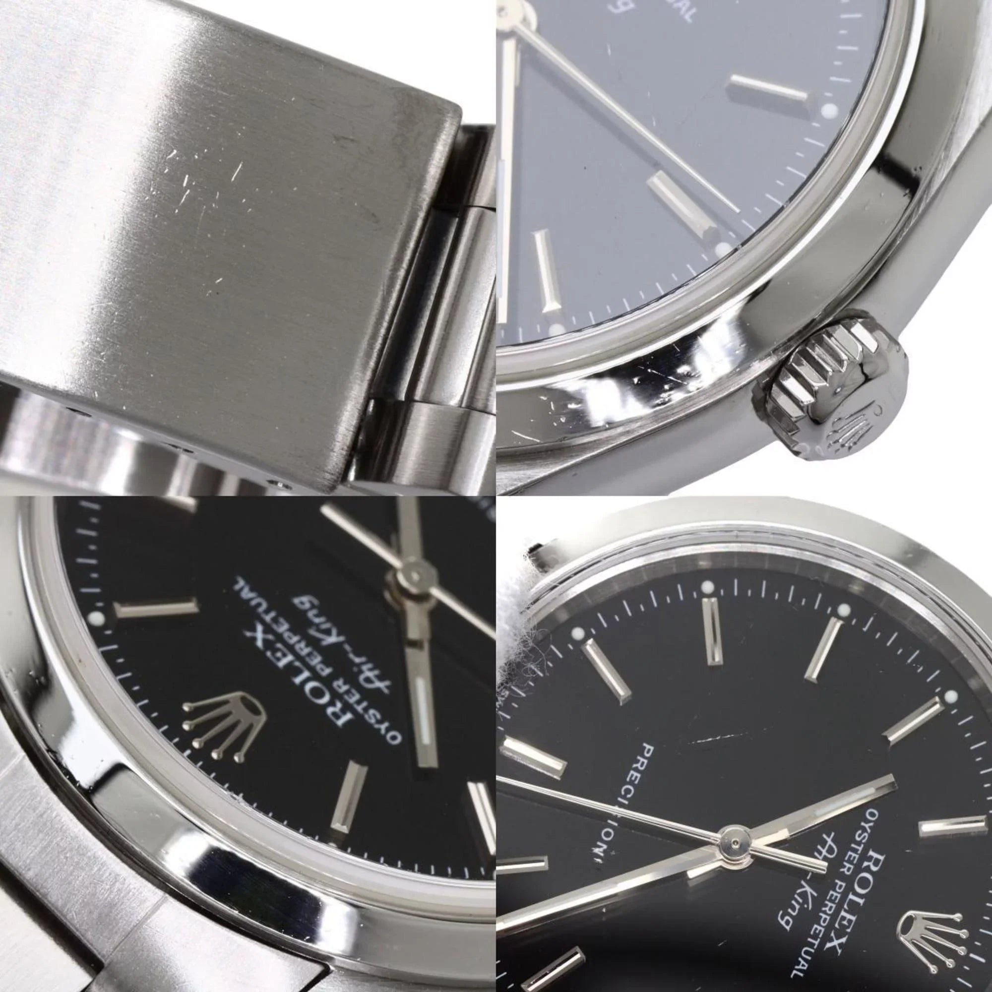 Steel Watch Rolex Men's 14000M Pre-Owned King (Good) Air Stainless
