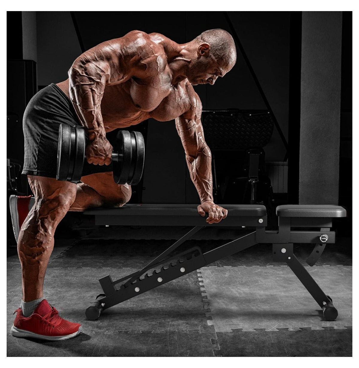 Press Bench Positions Bench Training Workouts, Lifting, and Garage Adjustable Gym 32 Home Bench,1300 Weight and Major for LBS Weight Fitness and Bench Capacity Strength Press