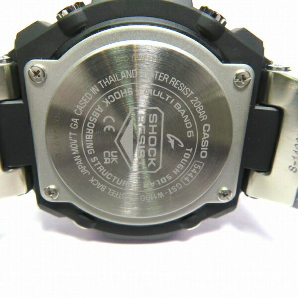 G-Shock Casio Pre-Owned Radio -W110D-7AJF (Good) Men's Solar Watch Multiband 6