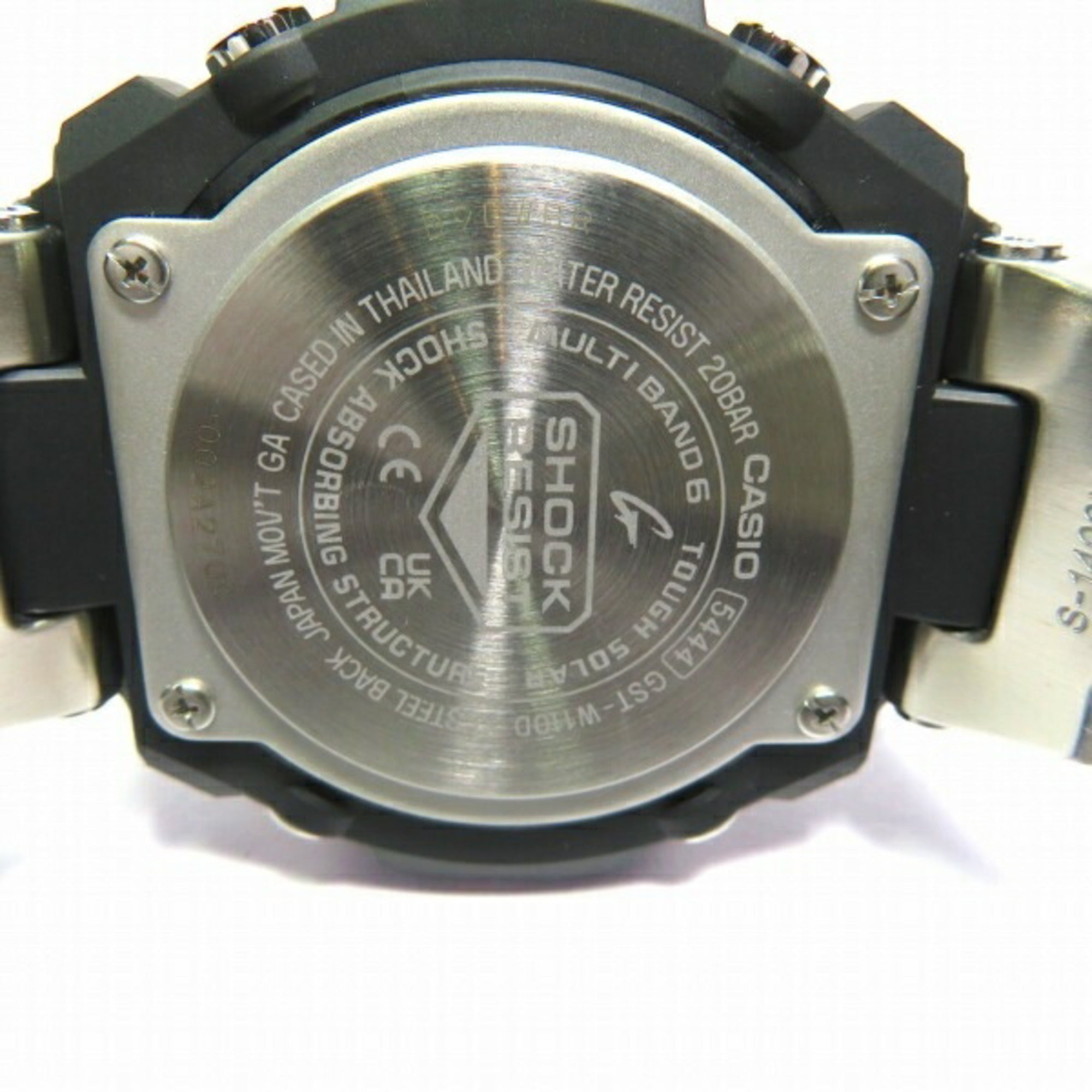 G-Shock Casio Pre-Owned Radio -W110D-7AJF (Good) Men's Solar Watch Multiband 6