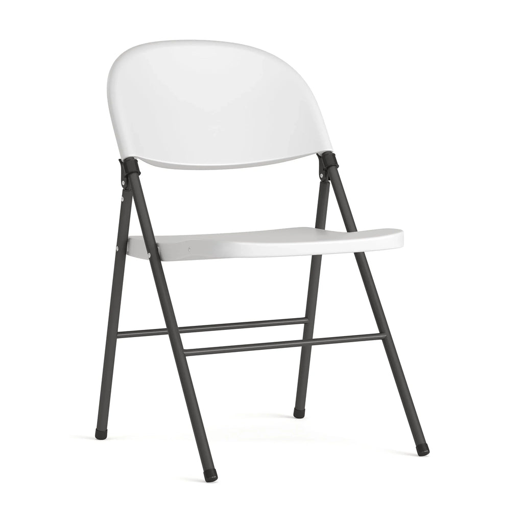 Folding Flash Series Charcoal lb. Plastic Capacity Granite White Furniture with 330 Frame Chair