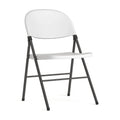 Folding Flash Series Charcoal lb. Plastic Capacity Granite White Furniture with 330 Frame Chair