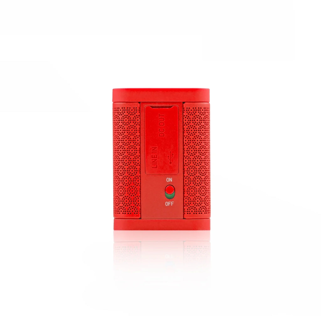 battery and with MP270 inputs - Edifier Speaker Bluetooth USB Portable controls on-board Red rechargeable