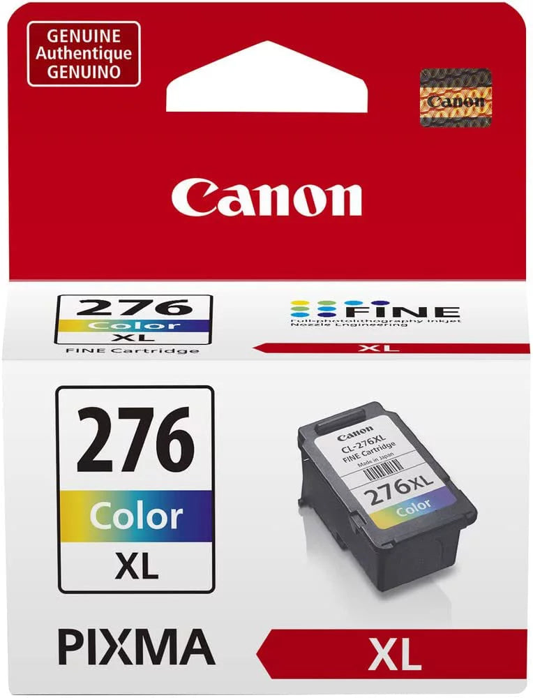 Canon - (4987C001) and Ink Retail Capacity -275 Black Color (4981C001) High -276 Canon Packaging Cartridges