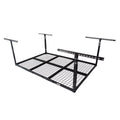 Rack Adjustable Steel Ceiling x System, Black 72 Storage 48 Garage Inch