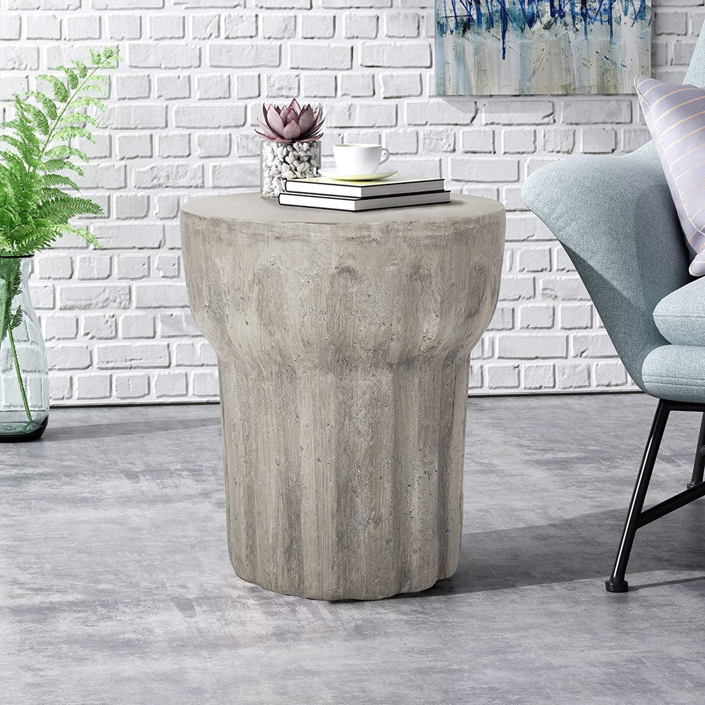 Finish Contemporary Indoor Lightweight Accent Matthew Concrete