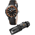 Watch/ Men's Set Flashlight