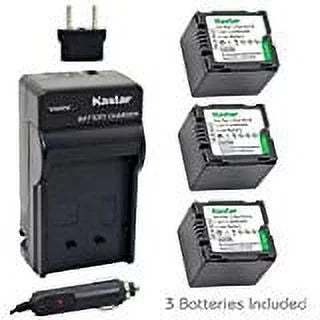 and w CGA_DU14 CGA_DU07, Charger VW_VBD070 CGA_DU06, Battery for CGA_DU21, CGA_DU14, VBD140 Panasonic Kastar Kit VBD210 (3_Pack)