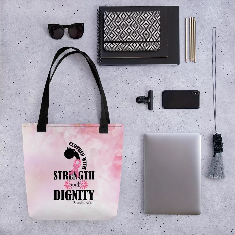 and Tote Clothed Dignity Strength Bag with