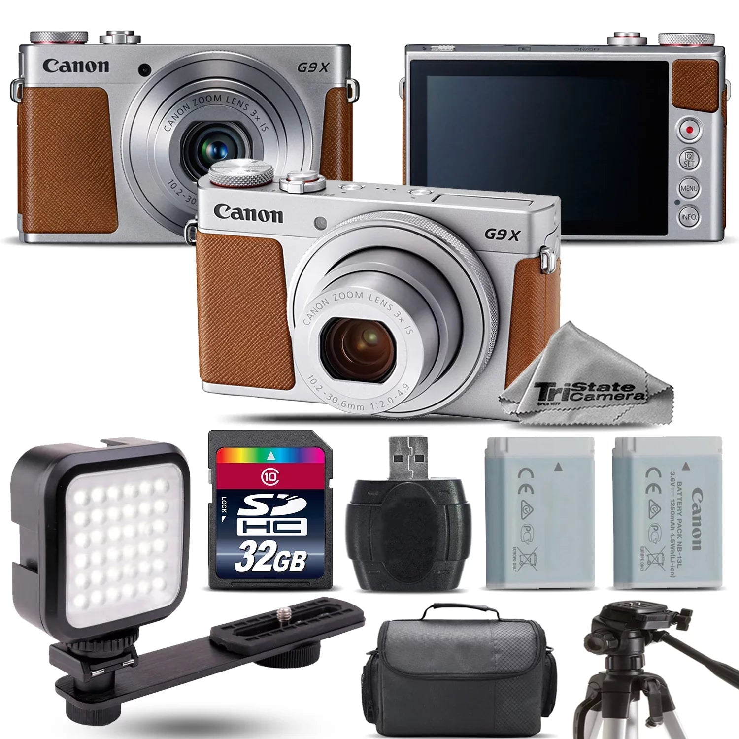 32GB Mark + + G9 Camera PowerShot X Digital Canon - Kit 20.1MP