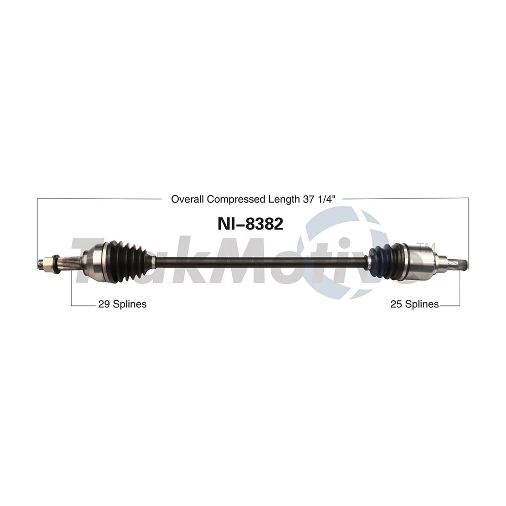Axle 2016 Assembly TrakMotive 2017 For Joint 2018 Assembly 2013 Sentra Nissan Shaft 2014 Front 2015