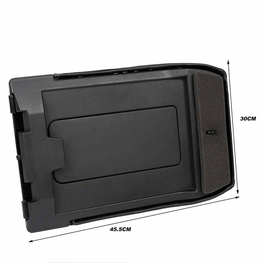 Silverado Sierra Black Center Console 2500 Lid Fit 19127364 For Latch Armrest 1999-2007 1500