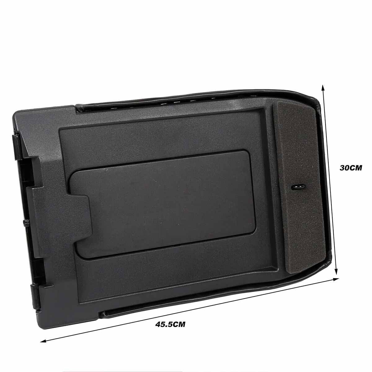 Silverado Sierra Black Center Console 2500 Lid Fit 19127364 For Latch Armrest 1999-2007 1500