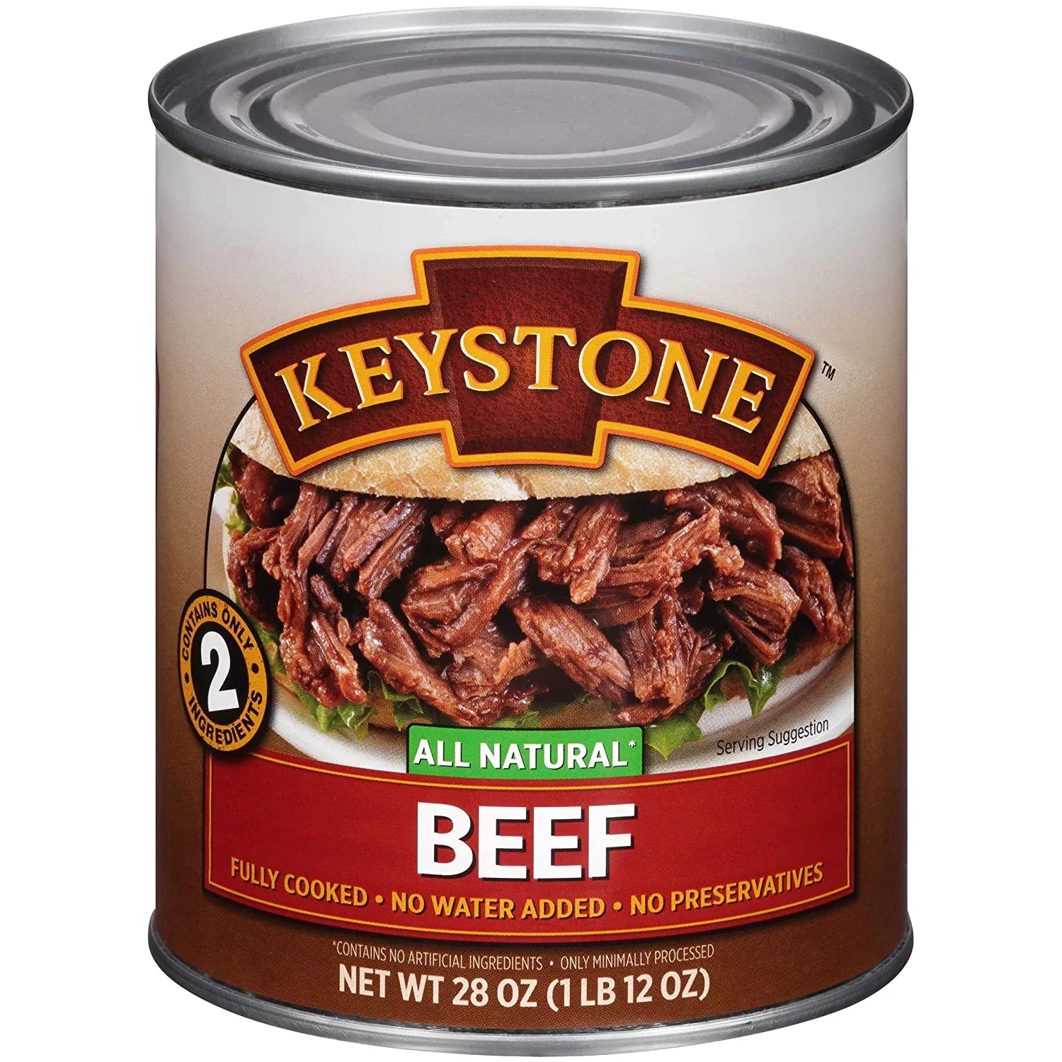 Canned Beef Life (12 Food Pack) Keystone Meats Camping ✅ Emergency Natural 28 ✅ Long Shelf Ounce All Cans