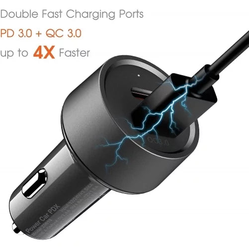 '- PD USB RedMagic Quick 8T 7T, Pro, Type-C Pro, 6T, Charger 3S, Car McLaren, OnePlus Power 5S 3 for Plus 2-Port Red Socket Plug-in Adapter Magic 5T, J3N / 36W 5G 6, 7 8, Cable DC Nubia