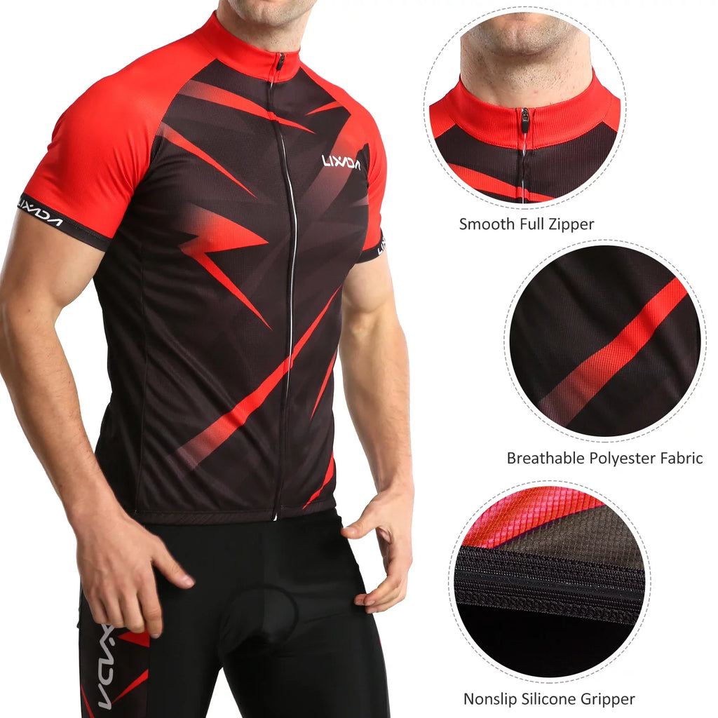 Breathable Sleeve Bike Men's Sleeve Sleeve And Cycling And Shirt+3d Zdhf Set Bike Sleeve Suit Qahm And Shirt Cushion Mtb Set Lixada Bike Padded Jersey,Breathable Padded Men Mtb Shirt Shirt Padded