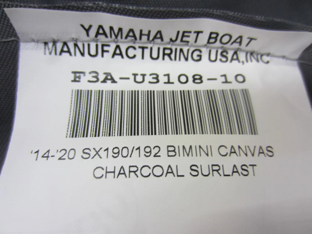 Bimini Shield Black, New Boot Yamaha F4C-U3119-00-00 Top