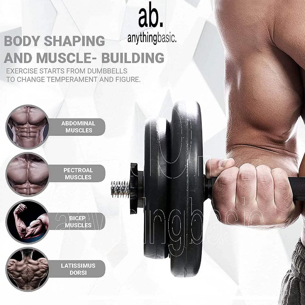 anythingbasic. Home One and One Rods, 3 Kg Gym Set Curl Feet Pair Dumbbell Black 18 with