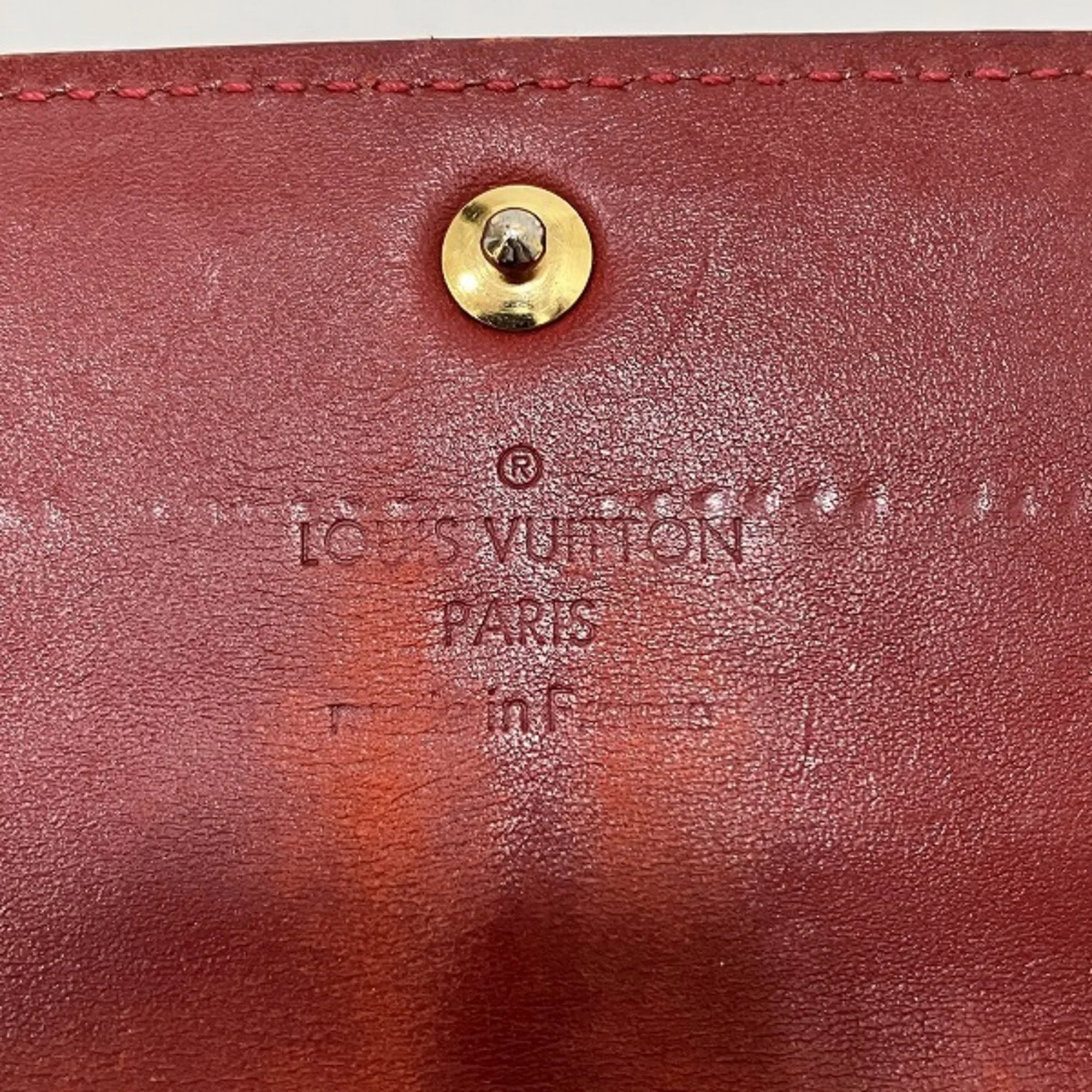 Long (Good) Women's Pre-Owned Sarah Vernis Wallet Vuitton M93530 Portefeuille Louis Monogram