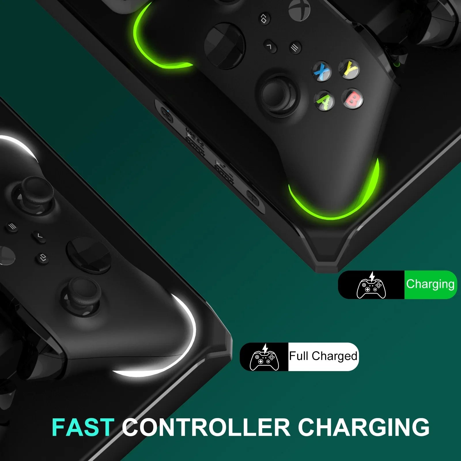 Packs with Fan Station Holder Battery & Stand Organizer, X Games with Cooling Series for mAh 2 Controller Storage Dual Headphone Xbox Dock X/S, 1400 Charging 12 Charger Vertical with Cooling Station