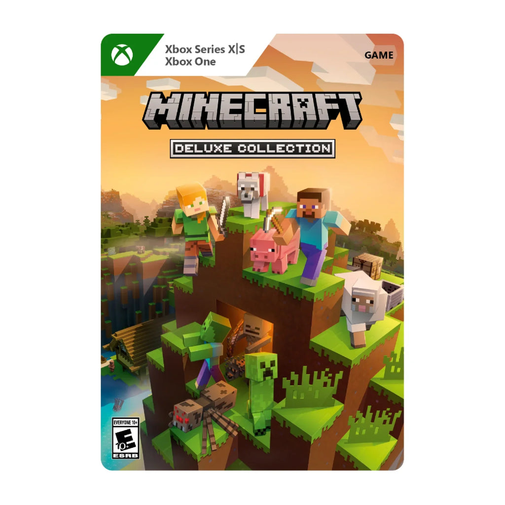 '- [Digital] X|S Xbox One, Series Minecraft Collection Xbox Deluxe