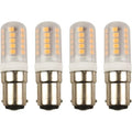 T5 with Warm Lighting - Base, BA15D Newhouse Equivalent 20-Watt Light 120-Volt 4 Bulb of -2320-4 White pack