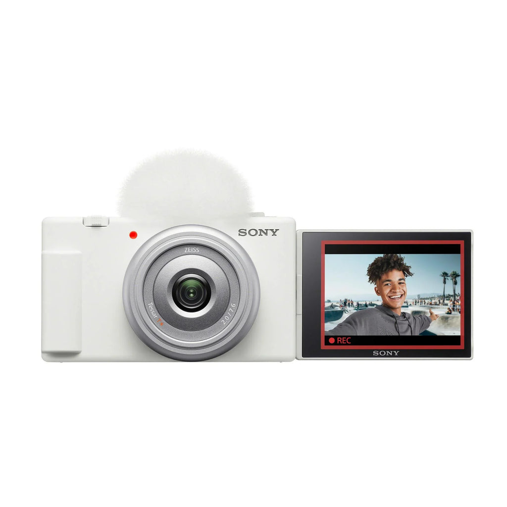 Shotgun (White) Zv-1F Vlogger Vlog Accessories and With Microphone Sony Camera