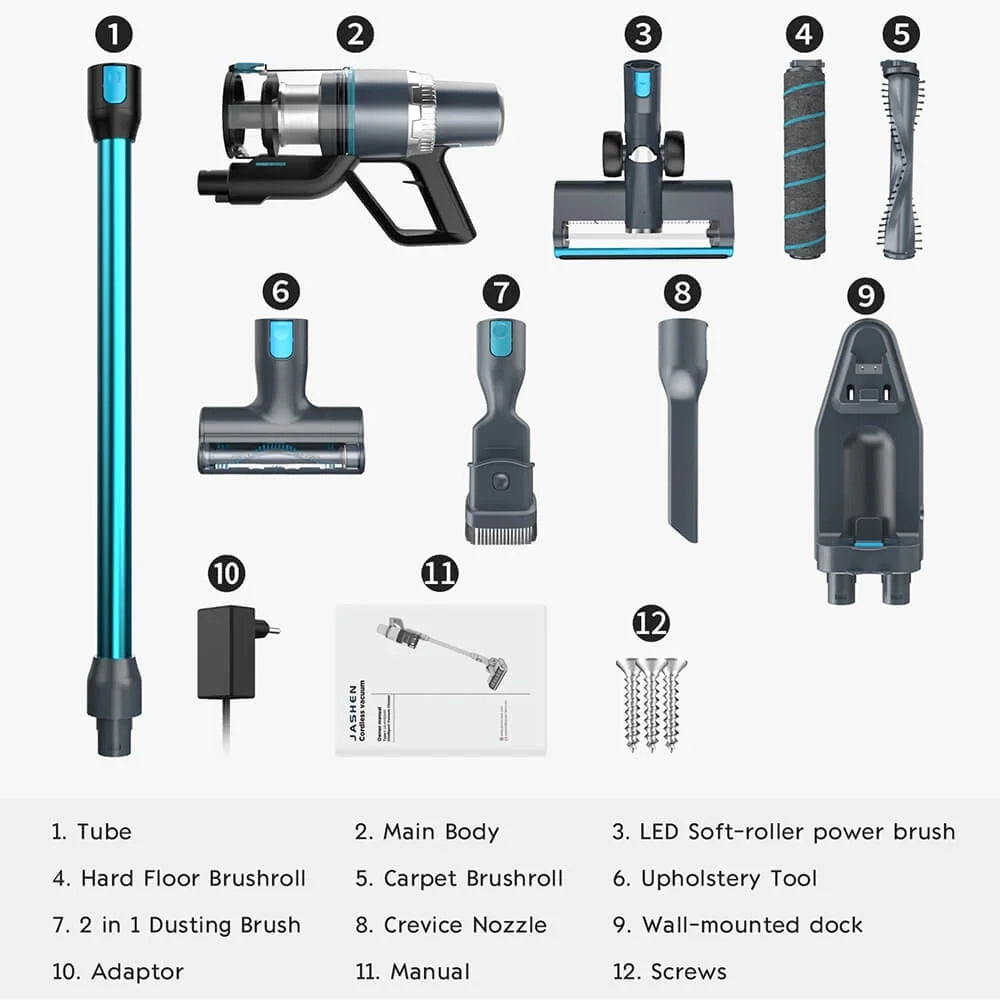 26kPa V18 Battery 2500 Suction mAh Cordless 350W Stick motor Vacuum Cleaner