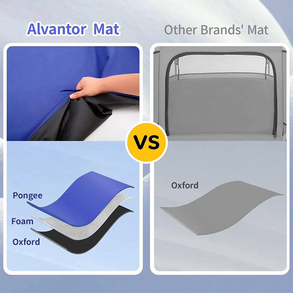 Playpen Foldable Baby Alvantor Portable Play for Canopy with Playard