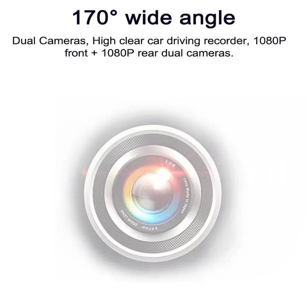 Motion Monitor Camera,Inch Dazzduo 9.66 Camera 1080P 170° Wide 9.66 Dual Dash 170° Camera Camera Dual Support Rear Inch Camera Wide Clear Clear Collision Monitor 170° Support Wide Rear Inch