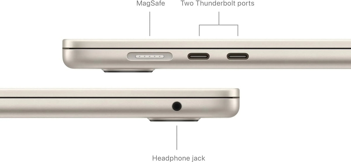 CPU 512GB Laptop_MacBookAir 8-core 15" GPU, SSD 10-core - and Starlight M3with 2024 8GB,