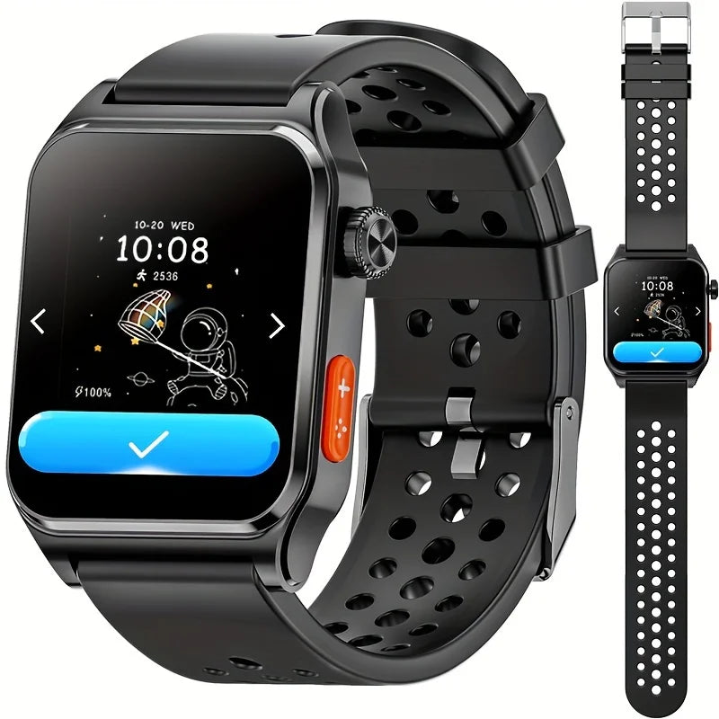 1.4-Inch (Black) Kids Tracking, Smartwatch Sports Little Reminder, Smartwatch Helper, Clock, with Alarm Life Kids Multi-Life Mingwear