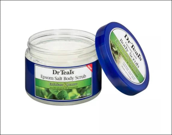 3) Exfoliate Spearmint of & Eucalyptus oz Teal's & Salt (Pack Renew Dr Epsom Scrub, 16 Body