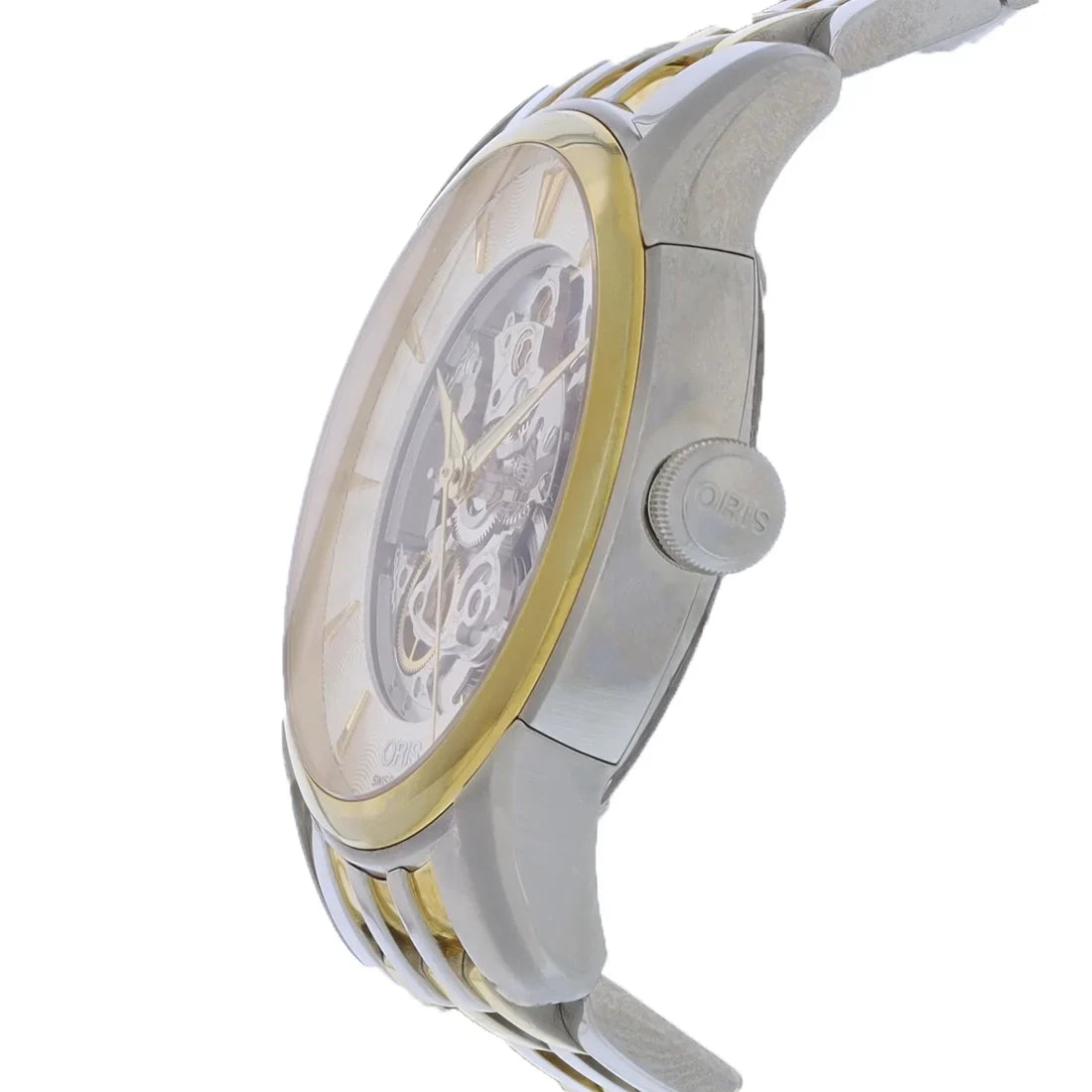 Pre-Owned Artelier Oris Watch 01.734.7670.4351 Two-Tone Stainless Mens Automatic