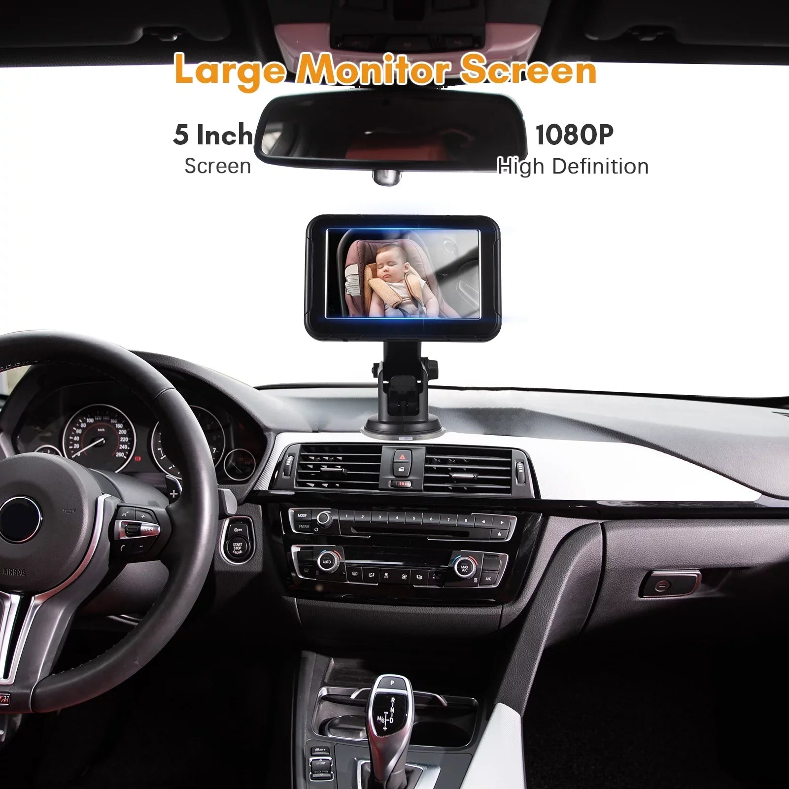 Wide Baby Car Inch 150° Dazzduo Wide Baby Seat Mirror 150° Baby View Seat Display Rear 5 5 Car Seat Baby View Seat Monitor Car Invigilator,Camera Car Vision Camera Mirror Inch Monitor 5 Display