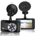 Dashboard G-Sensor Cars Camera Car 170 in for 1080P Cam with Display Angle Night Recorder Video Full Car 3.0" Dashcam Wide Camera Dash Vision