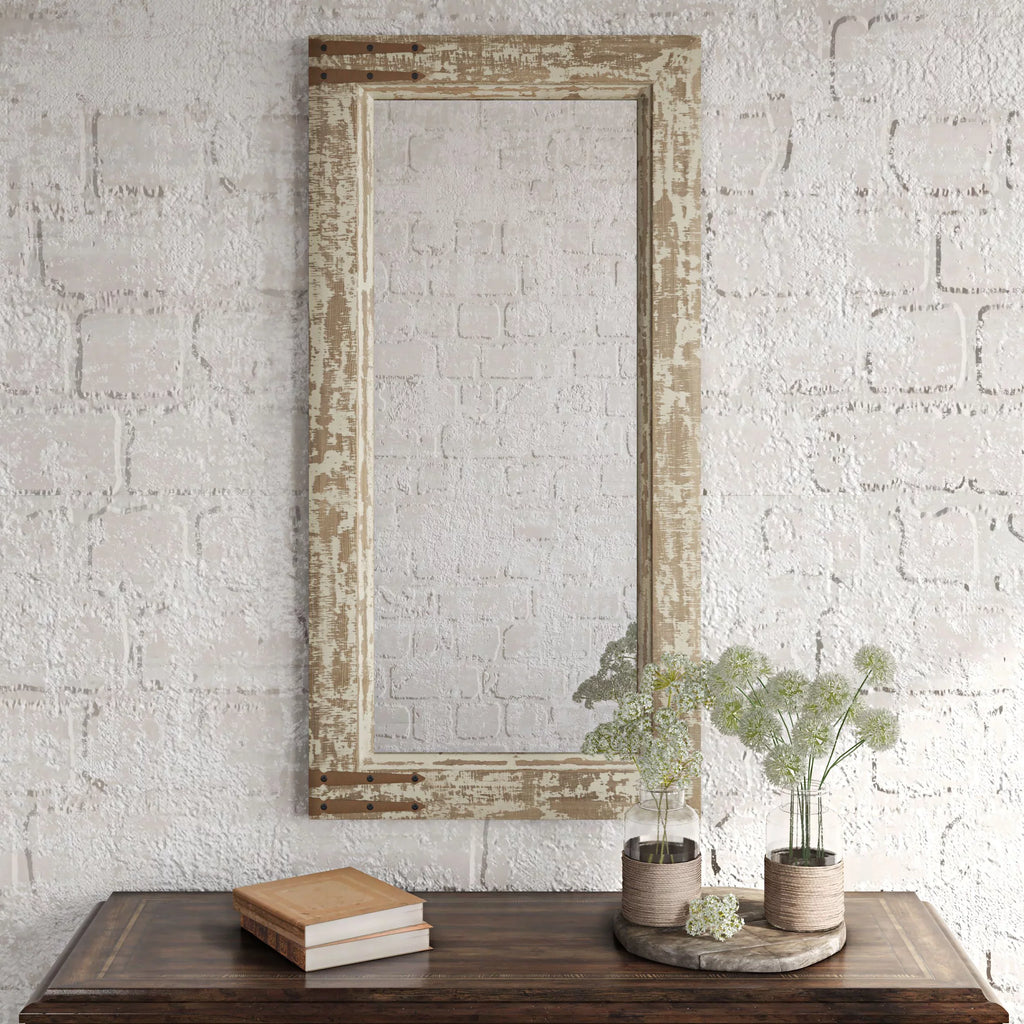 Aspire Mirror, Accents Sonali 7401 Wall Home Farmhouse Brown