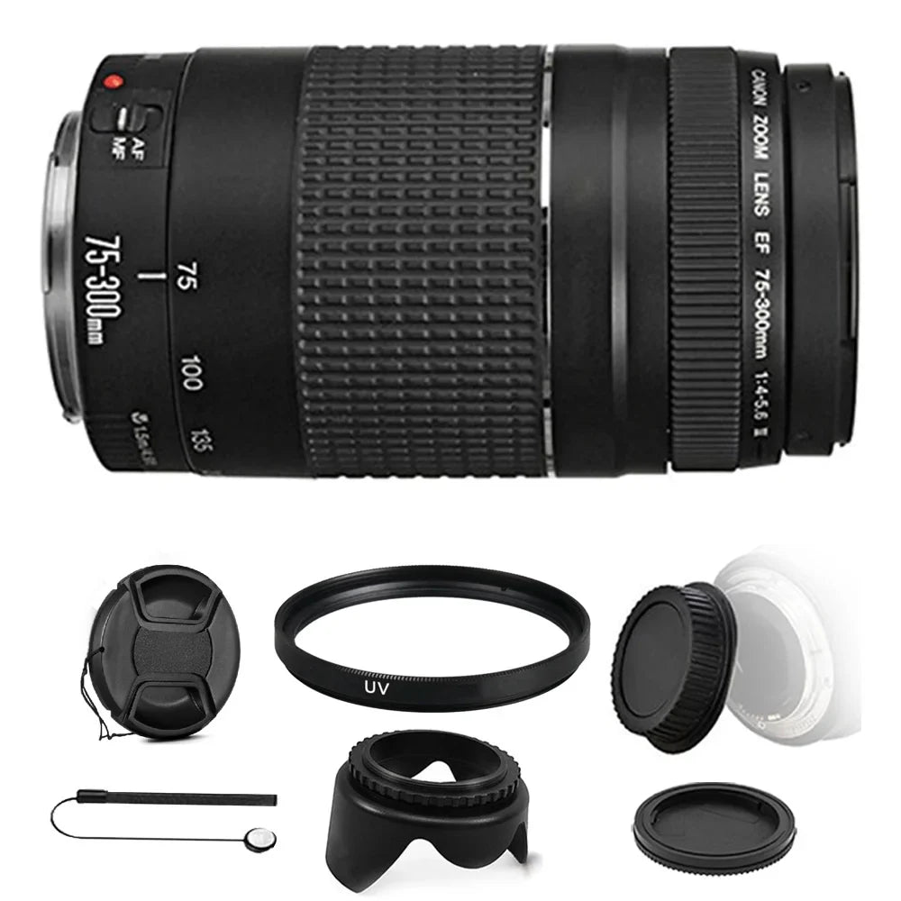 III f/4-5.6 Filter 75-300mm Canon Canon for 700D + 1300D Lens UV EF 58mm