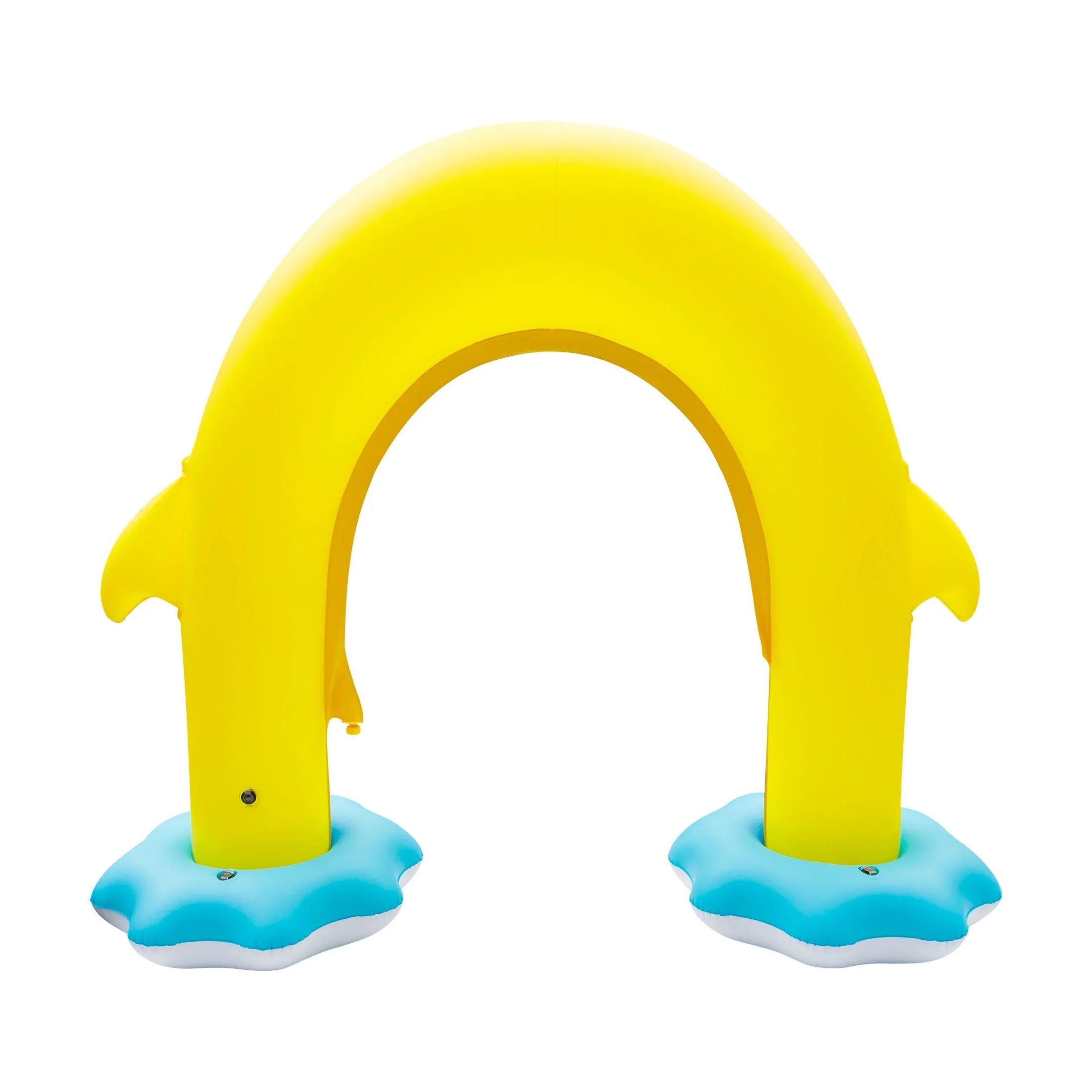 Rainbow 5ft Shark Baby Pinkfong Inflatable Sprinkler (Ages Backyard 2+) Arch, Moisture Summer Fun