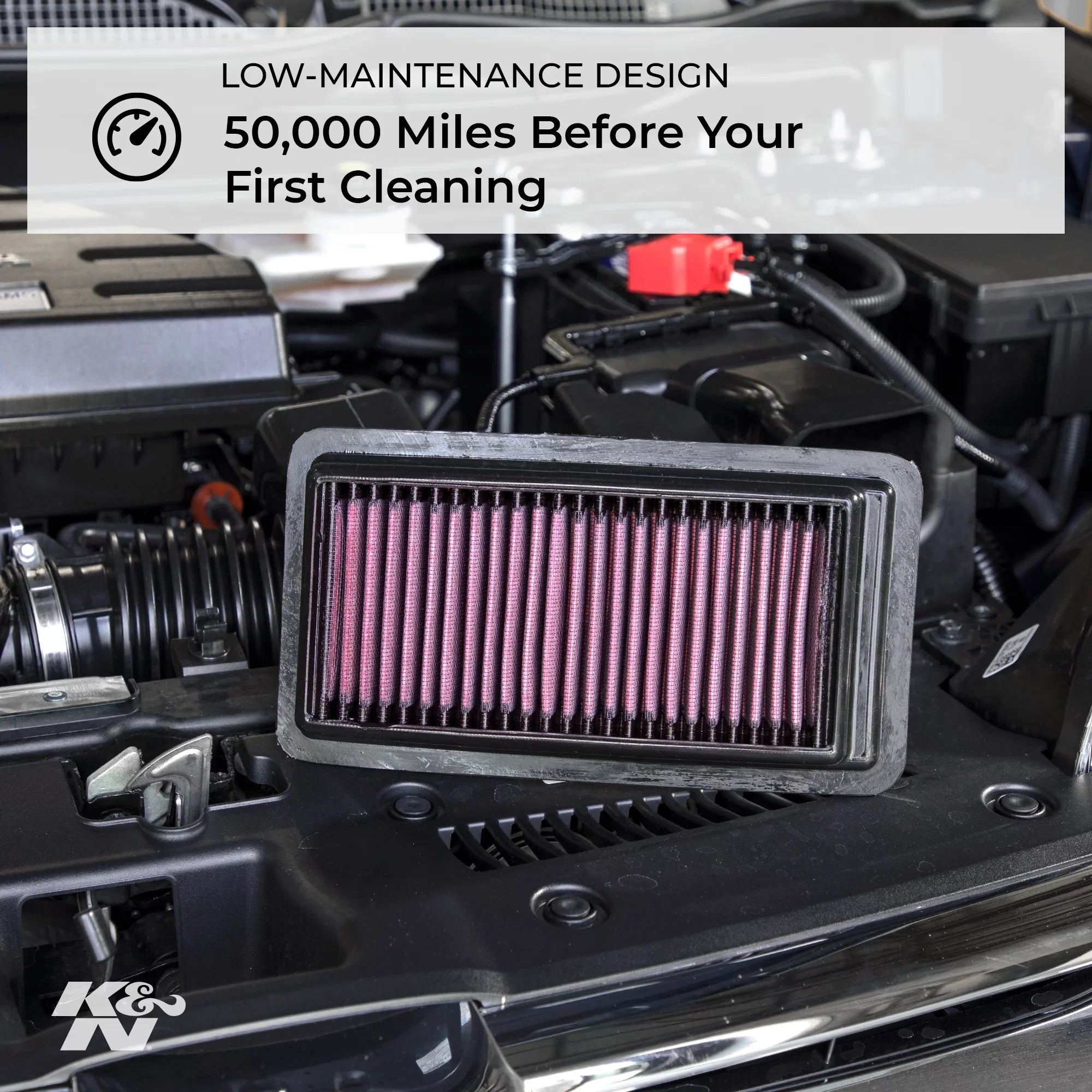 2013-2019 Chevy/Cadillac (Impala, Engine Performance, ), Filter: High Air Washable, K&N 33-2483 V6 Filter: Replacement Premium,