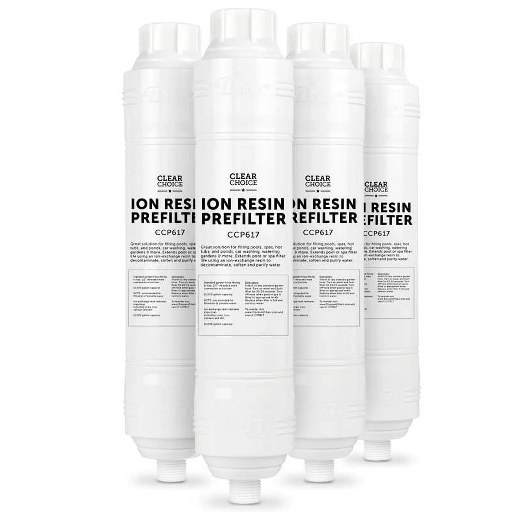 Cartridge Fill Replacement Guardian System Darlly for for Spa Pure Prefilter 2-3/4" [4-Pack] Clear Long Start Pool PRER8000, x Resin Spa Dia RP1000, 12-1/4" Choice Replaces Filter