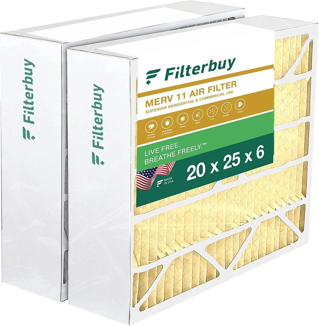 11 Filters Pleated Aprilaire / Air Space-Gard Filterbuy Furnace 201/2200 20x25x6 2250 for (2-Pack)