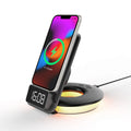 Lamps Station, RS7 Touch Charging Black - Wireless 3-in-1 Control, Table-Desk Rexing
