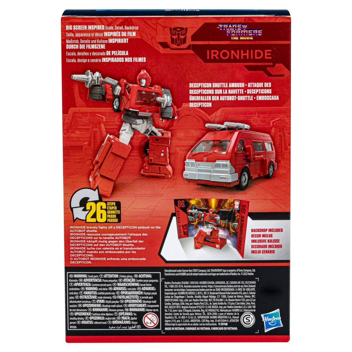Voyager The Action Ironhide Transformers 86-17 Class Transformers: The Figure Series Movie Studio