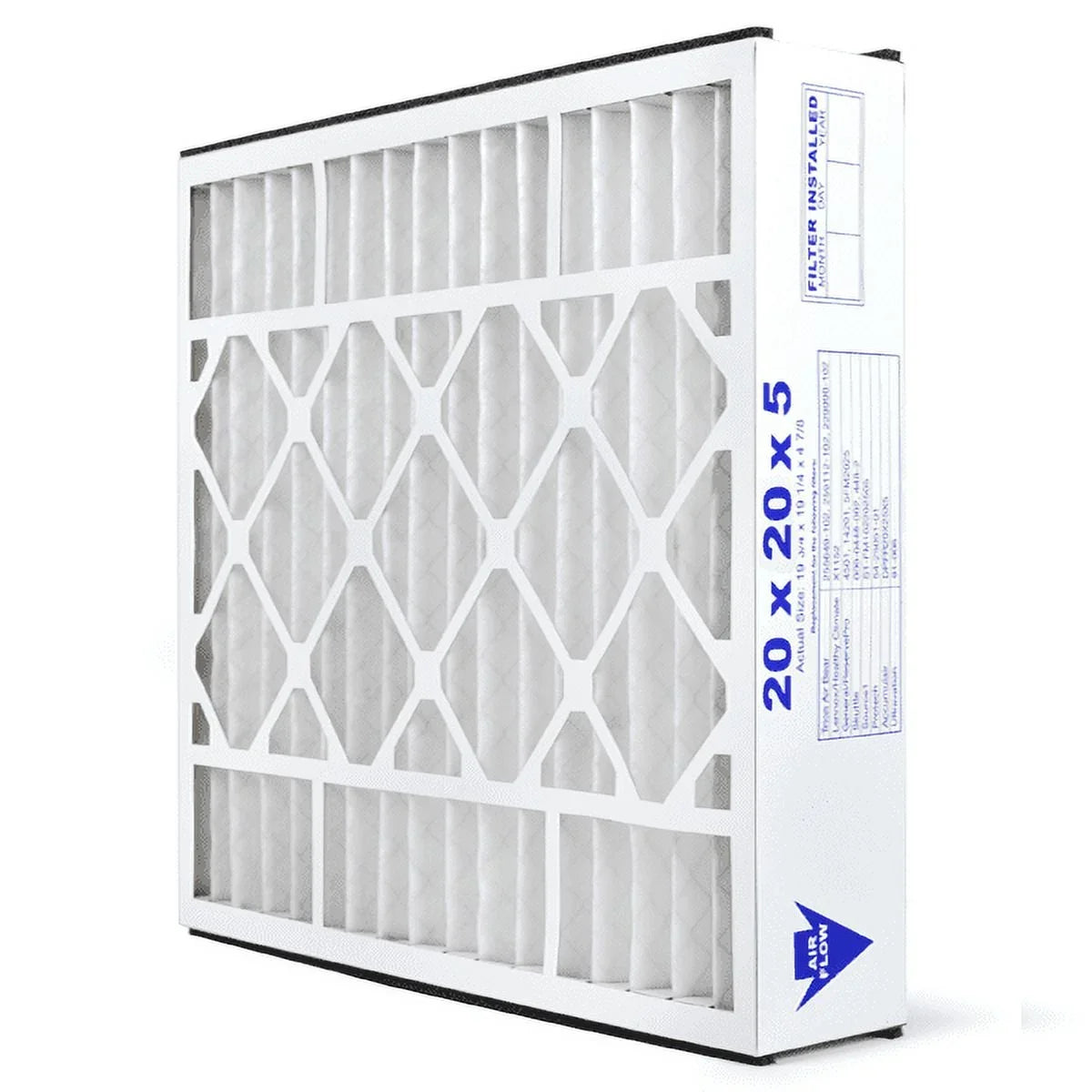 Health in 229990-003, AC Filter MERV the Trion HVAC Filters Made 20x20x5 Air Bear Air 13 USA Furnace AIRx 2-Pack, Replacement for