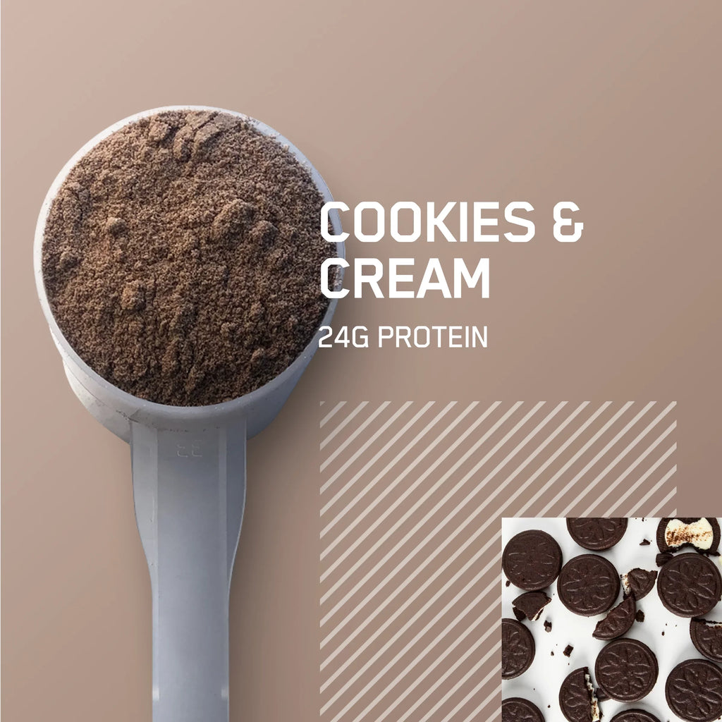 Powder, 24 100% g Optimum Whey Cream, 1.85 lb, Protein & Cookies Gold Protein, Standard Servings Nutrition, 27