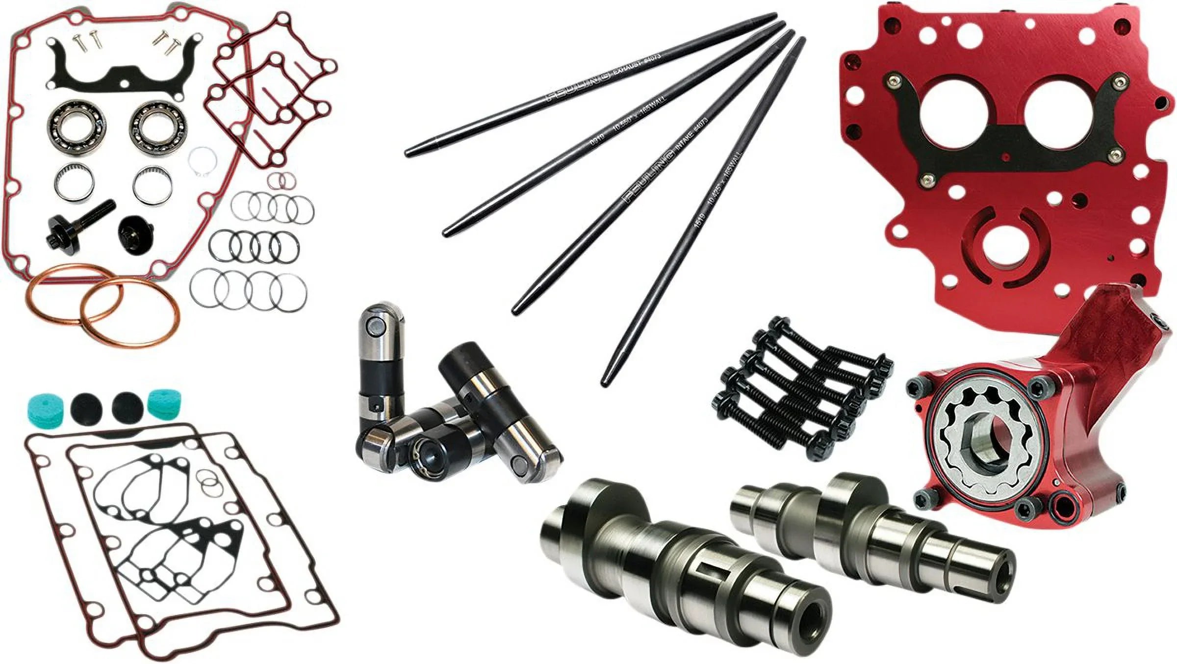 (7236P) Kit Race Piece Drive 594 Feuling Series w/ One Gear Cam Pushrods