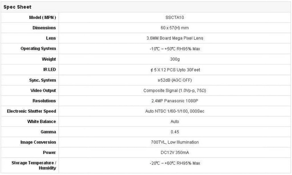 960H BlueCCTV HD SDI, Vision Camera CCTV Night Video TVI, Mini , HD SDI, IR Vandal Outputs Dual EX HD 12V CVI,